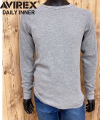TopIsm/トップイズム TopIsm AVIREX アビレックス ロングTシャツ メンズ 長袖 サーマル クルーネックTシャツ 無地 デイリーインナー カットソー ロンT/504507407