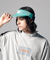 Munsingwear/『ENVOY』ダブルラッセルメッシュ フラットブリムバイザー(吸汗速乾・抗菌防臭《ビン皮/額に触れ【アウトレット】/505112856