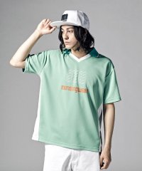 Munsingwear/『ENVOY』サンスクリーンmロゴプリントサッカーゲームシャツ(吸汗速乾/UV CUT(UP/505127918