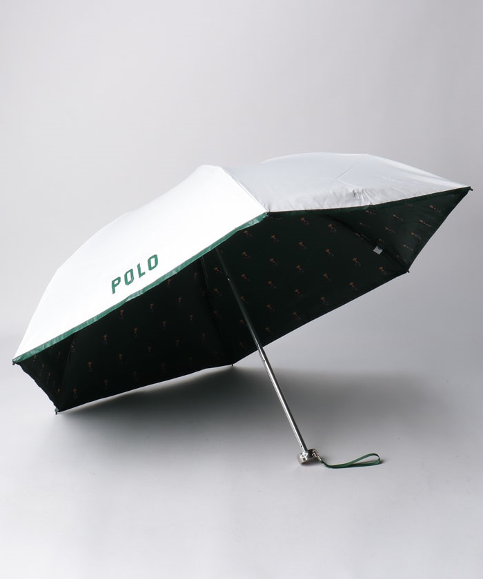ポロ ラルフ ローレン POLO RALPH LAUREN 晴雨兼用折りたたみ日傘 POLO BEAR(505185454) | ポロラルフローレン（傘 ）(POLO RALPH LAUREN(umbrella)) - d fashion