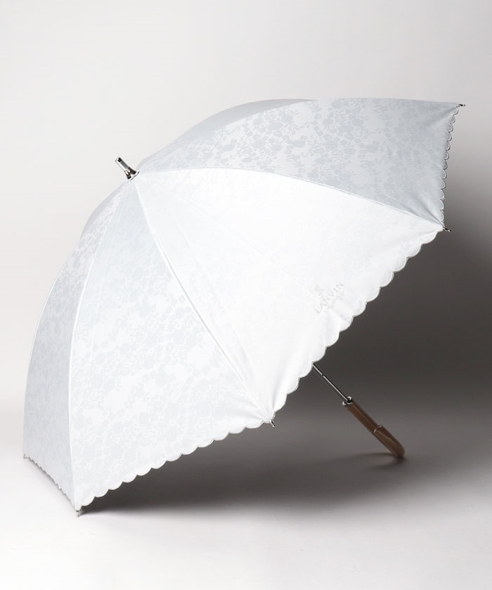 （美品）ランバン　日傘 晴雨兼用折りたたみ日傘】ランバン コレクション (LANVIN