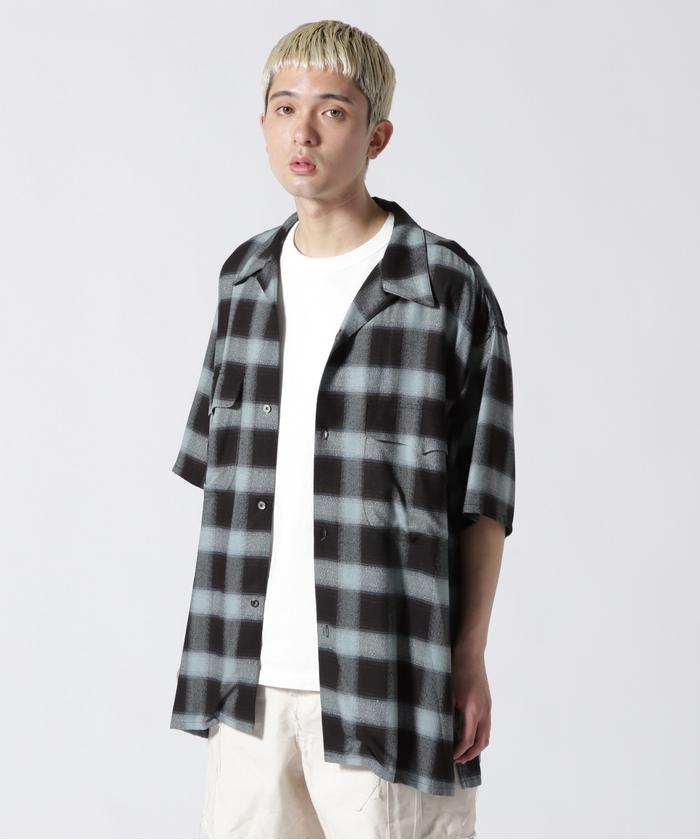 SUGARHILL/シュガーヒル/OMBRE PLAID LOOSE HALF SLEEVE