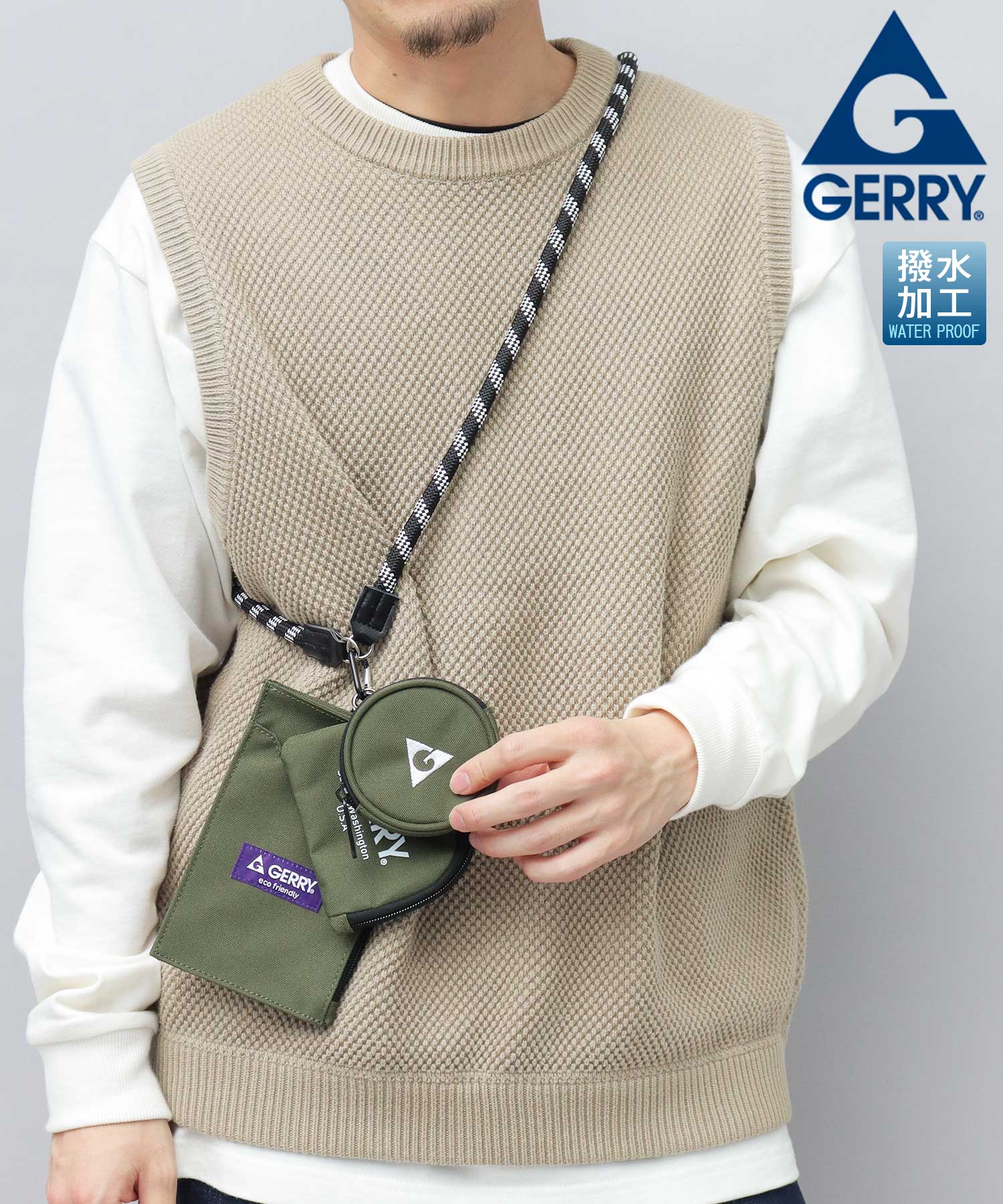 FORME TRAVEL POUCH ３個SET カーキ FORME TRAVEL POUCH 3個SET カーキ（旅行や出張に使いやすい