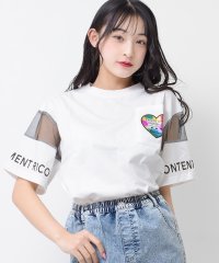 RiCO SUCRE/リコ シュクレ RiCO SUCRE 袖メッシュTシャツ/505288389