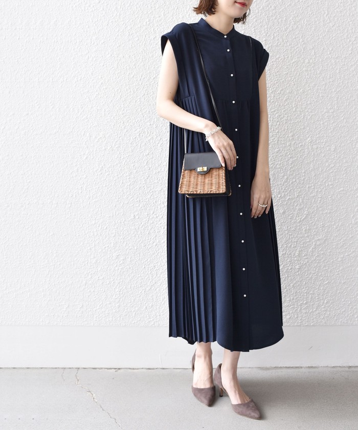 maison de R ジョーゼットプリーツワンピース 完売品
