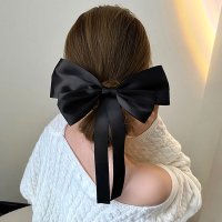 miniministore/サテンビッグリボンバレッタ韓国ヘアアクセ/505288733