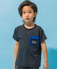 WASK/【お揃い】【速乾・接触冷感】速乾メッシュポケット配色Tシャツ(100~160cm/505285512