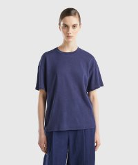 BENETTON (women)/リネン混半袖Tシャツ・カットソー/505283846