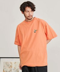 CavariA/CavariA ヒト柄1ポイント刺繍半袖Tシャツ/505291612