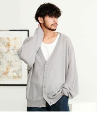 CavariA/キャバリア CavariA CavariA フェイクリネンカーディガン/505291618