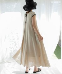 URBAN RESEARCH DOORS/リネンレーヨンバイカラーワンピース/505292514