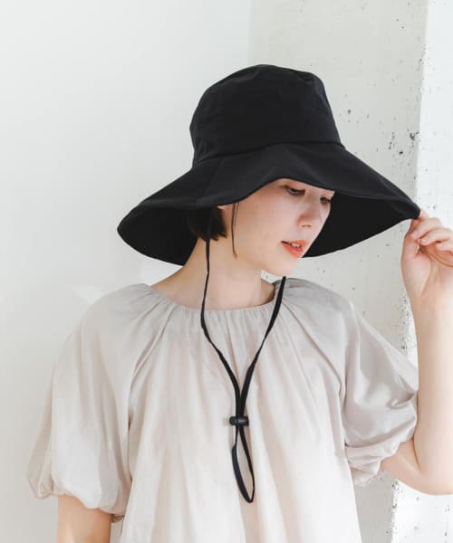 F by ROSSO UVカット撥水ワイドブリムハット(505292529) | URBAN