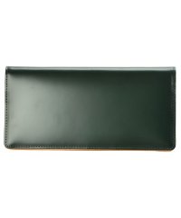 GUIONNET/長財布 日本製 コードバン 高級皮革 ロングウォレット 宮内レザー レザーウォレット レザー メンズ レディース サイフ 小銭入 本革 財布 2つ折り 二つ折り/505240475