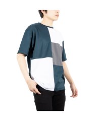 MAC HOUSE(men)/URBAN COLLECTION アーバンコレクション ポンチ素材 ブロック切替ショートスリーブTシャツ MC23－413－11T/505288677