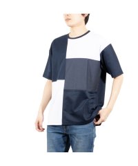 MAC HOUSE(men)/URBAN COLLECTION アーバンコレクション ポンチ素材 ブロック切替ショートスリーブTシャツ MC23－413－11T/505288677