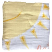 CocoMoon/ココムーン CocoMoon CocoMoon ココムーン ブランケット キルト 大判 ベビー 赤ちゃん QUILT ホワイト ライト ブルー オレンジ マルチ/505291451