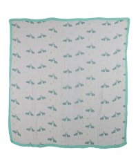 CocoMoon/ココムーン CocoMoon CocoMoon ココムーン ブランケット キルト 大判 ベビー 赤ちゃん QUILT ホワイト ライト ブルー オレンジ マルチ/505291451
