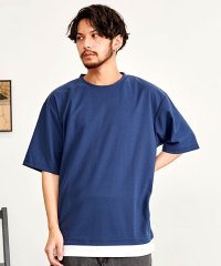 CavariA/CavariA T100梨地フェイクレイヤードTシャツ/505291597