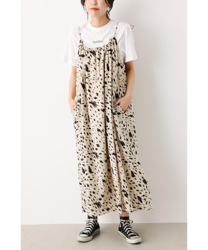 Tシャツワンピセット/エアリーギャザーキャミワンピースセット エアリーギャザーキャミワンピースセット - メルカリ