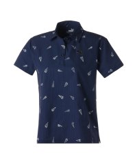 PUMA/ウィメンズ ゴルフ フラッグ プリント シアサッカー 半袖 ポロシャツ/505294655