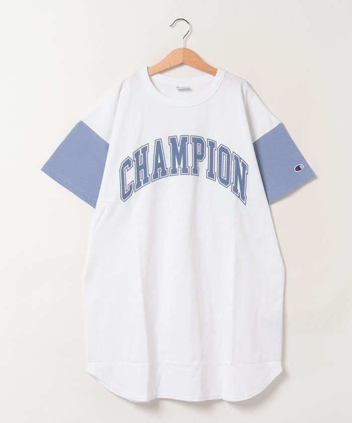 セール】【Champion】半袖Tシャツワンピース(505287274