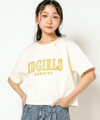 ZIDDY/立体ロゴ刺繍ショート丈Tシャツ(130~160cm)/505294874