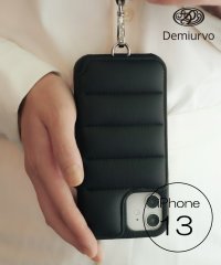 Demiurvo/カード収納・ショルダー付【Demiurvo / デミウルーボ】BALLON iPhone13 アイフォンケース 本革 リアルレザー/505278094