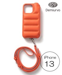 Demiurvo/カード収納・ショルダー付【Demiurvo / デミウルーボ】BALLON iPhone13 アイフォンケース 本革 リアルレザー/505278094