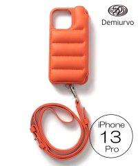 Demiurvo/カード収納・ショルダー付【Demiurvo / デミウルーボ】BALLON iPhone13Pro iPhoneケース アイフォンケース 本革 リアルレザー/505278095