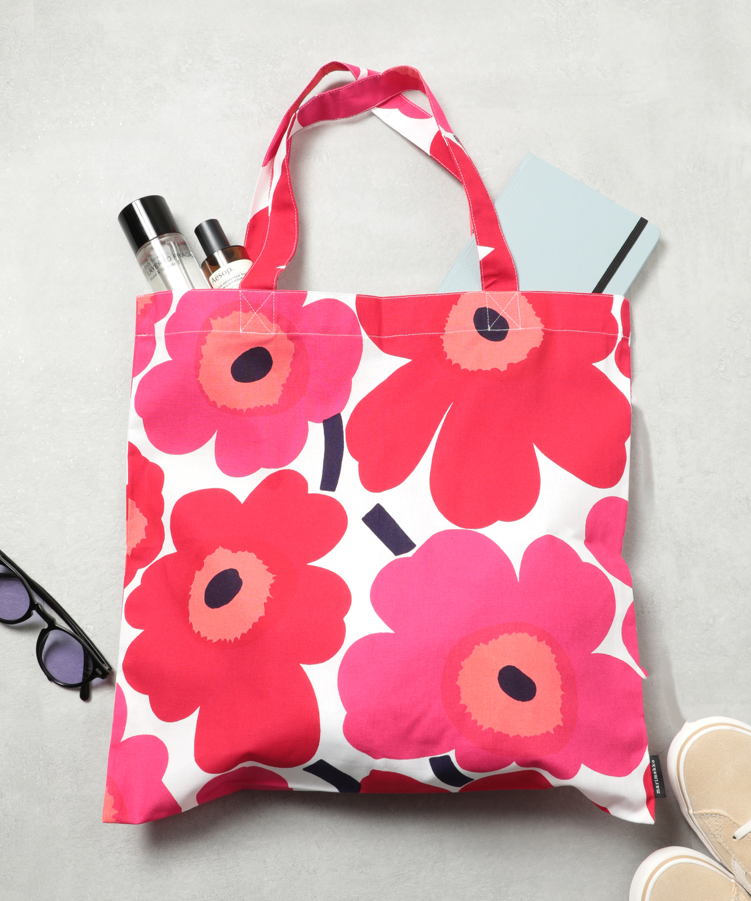 マリメッコ marimekko ファブリックバッグ / Pieni Unikko マリメッコ marimekko ファブリックバッグ / Pieni Unikko