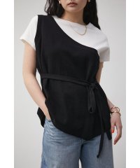 AZUL by moussy/ONE SHOULDER BUSTIER TOPS/505296972