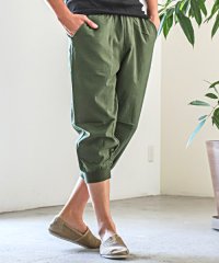 LUXSTYLE/綿麻ストレッチクロップドパンツ/クロップドパンツ メンズ ジョガーパンツ 綿麻 コットンリネン ストレッチ 7分丈/505297999