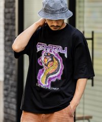 Rocky Monroe/プリントTシャツ 半袖 メンズ レディース カットソー ビッグシルエット オーバーサイズ クールネック スカル ロゴ カジュアル アメカジ ストリート グラフィ/505298622