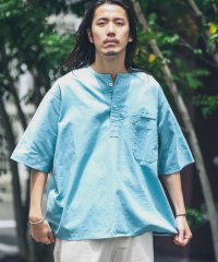 URBAN RESEARCH Sonny Label/【セットアップ対応商品】ARMY TWILL　Cotton/Linen Henley Shirts/505300275