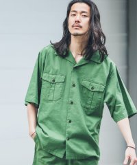 URBAN RESEARCH Sonny Label/【セットアップ対応商品】ARMY TWILL　Cotton/Linen Utility Shirts/505300276