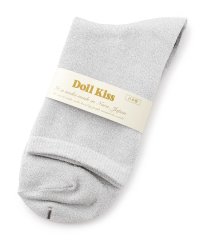DollKiss/ドール キス Doll Kiss ＼販売累計45000枚越え／26色展開ラメ無地クルーソックス 靴下/504123433