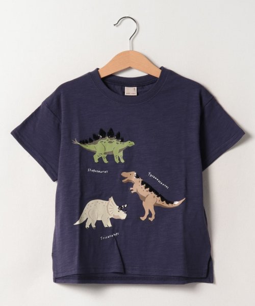 セール 34%OFF】恐竜スパンコール半袖Tシャツ(505292319) プティマイン(petit main) d fashion