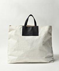 ar/mg/【Km】【AP2319004】【it】【ADAMPATEK】shrink leather combi big tote bag/キャンバスxレザービッグショルダ/505298287