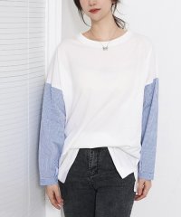 Doux Belle/Tシャツ カットソー 切替トップス/505300228