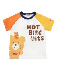 MIKI HOUSE HOT BISCUITS/キャラクター ラグラン半袖Tシャツ/505300918