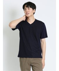 m.f.editorial/ケーブル切替 Vネック 半袖 メンズ Tシャツ カットソー カジュアル インナー ビジネス ギフト プレゼント/505301275