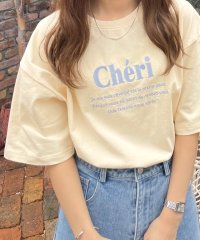 Chillfar/刺繍ロゴミックスTシャツ/505302215