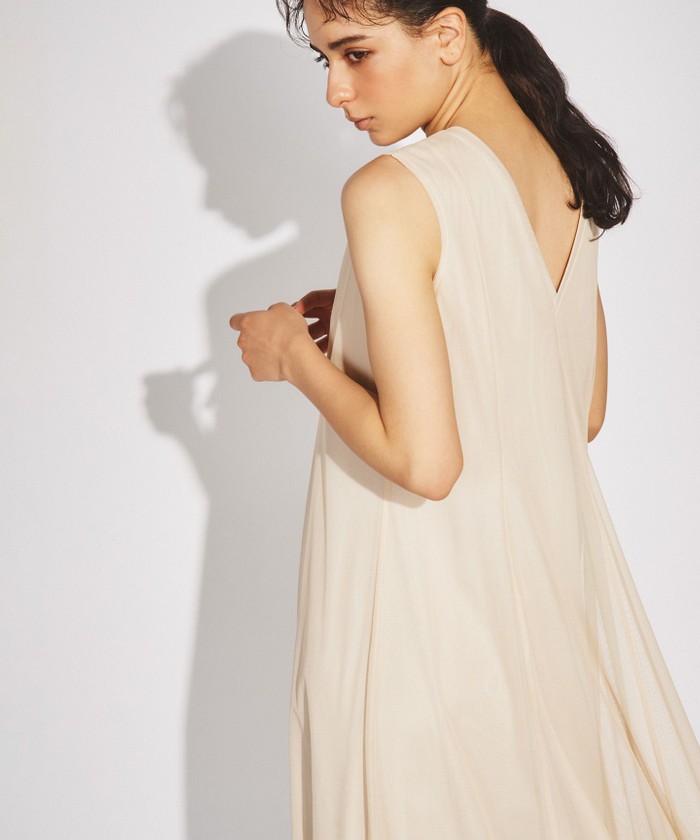 セール 30%OFF】チュールレイヤードカットワンピース(505303996