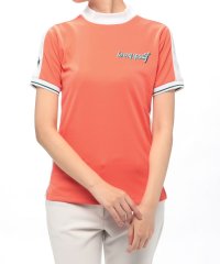 le coq sportif GOLF /【2023JLPGAツアー鈴木愛プロ優勝時着用】バイカラーモックネックシャツ (吸汗速乾/UV CUT(UPF50+)【アウト/505132112