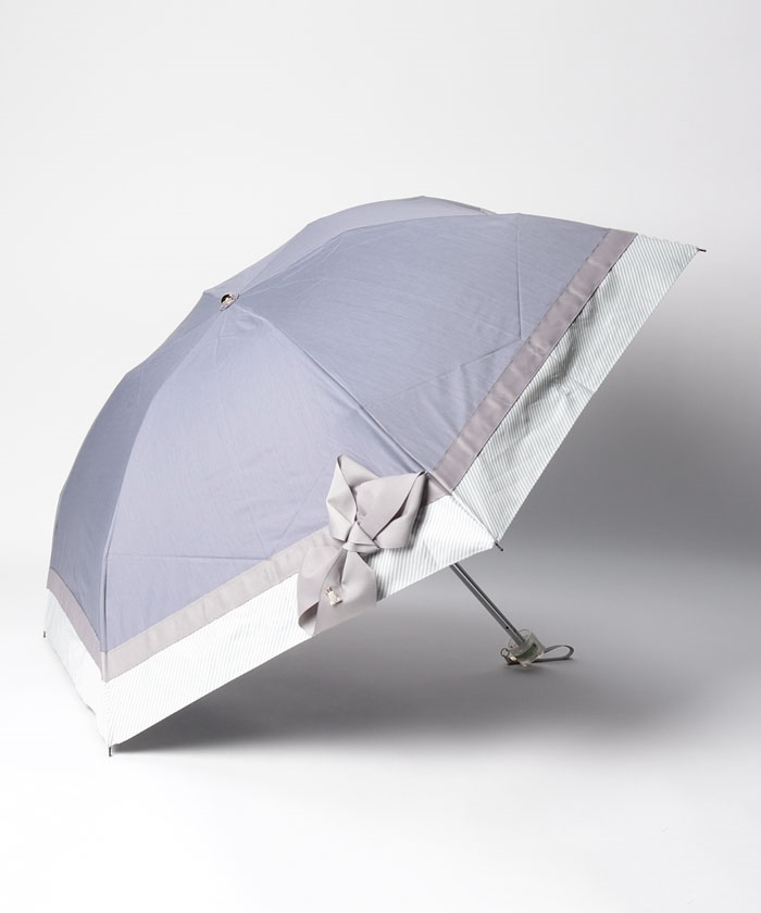 晴雨兼用折りたたみ日傘 ビジューリボン(505290994) | ランバンオン