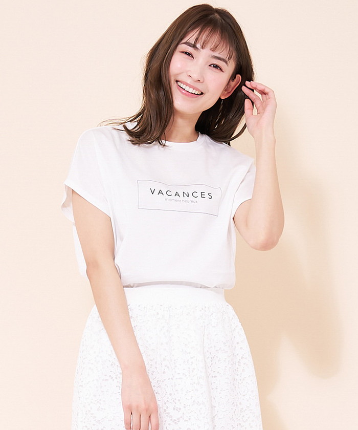 セール】【Mylanka】フレンチスリーブロゴTシャツ(505291052) | アン レクレ (en recre) - d fashion