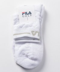 FILA GOLF/【ゴルフ】TC消臭持続糸 花柄 アンクルソックス　レディース/505294136