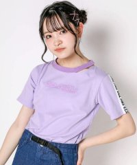 ZIDDY/ネックカット推しカラーTシャツ(130~160cm)/505300914