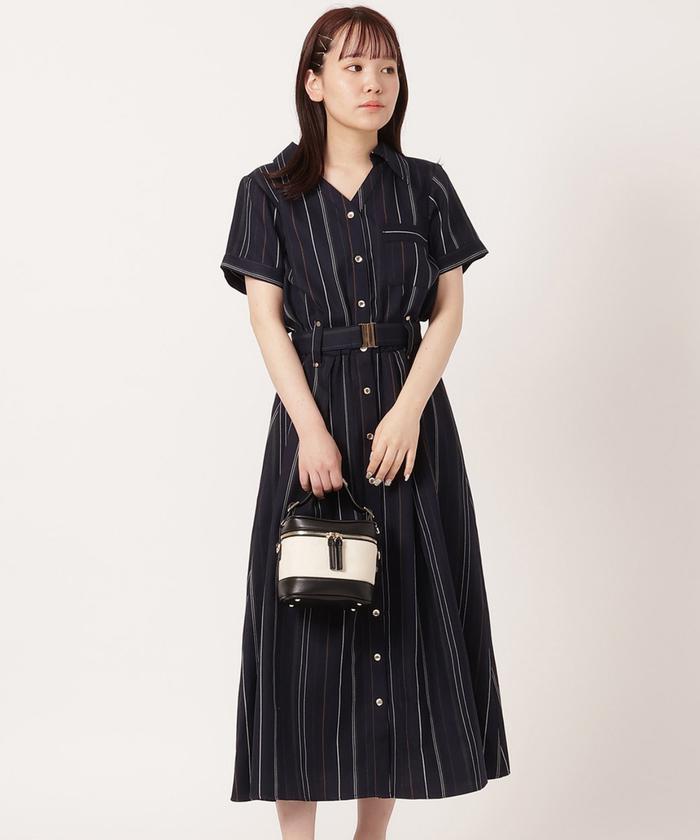 2colors ワンピース ストライプ オフィススタイル エレガント♪ 楽天市場】【今ならまとめ買い3点以上で5％OFF】 ワンピース 夏