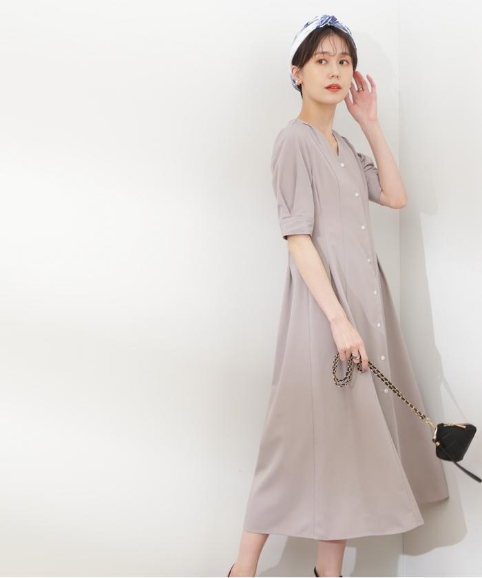 A.P.C. フロントボタンシャツワンピース ブラック サイズS*ZC892